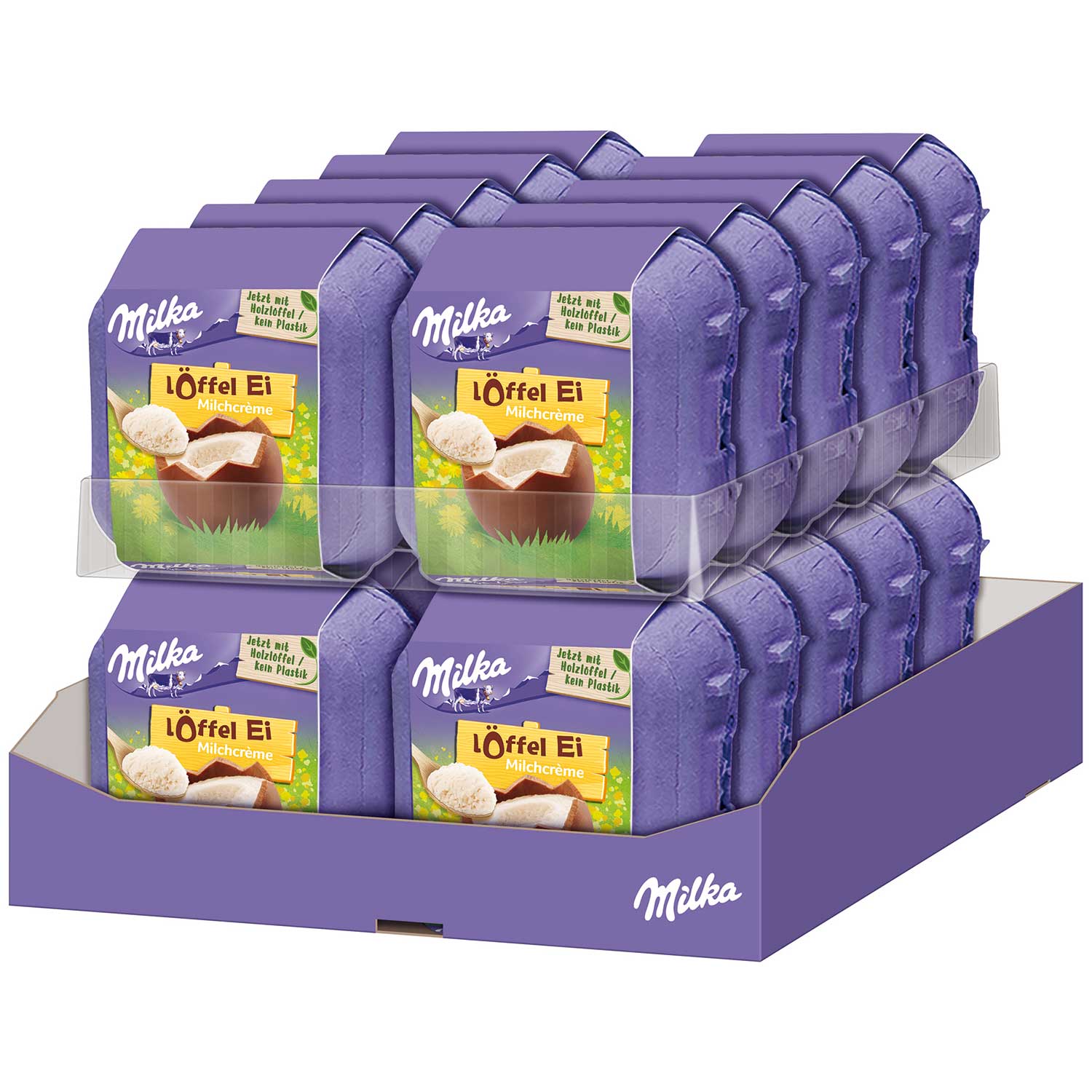Milka Löffel-Ei Milchcrème 4x34g