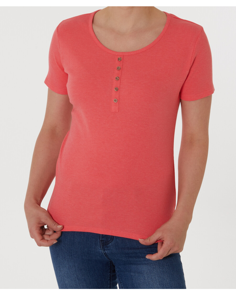 Geripptes T-Shirt