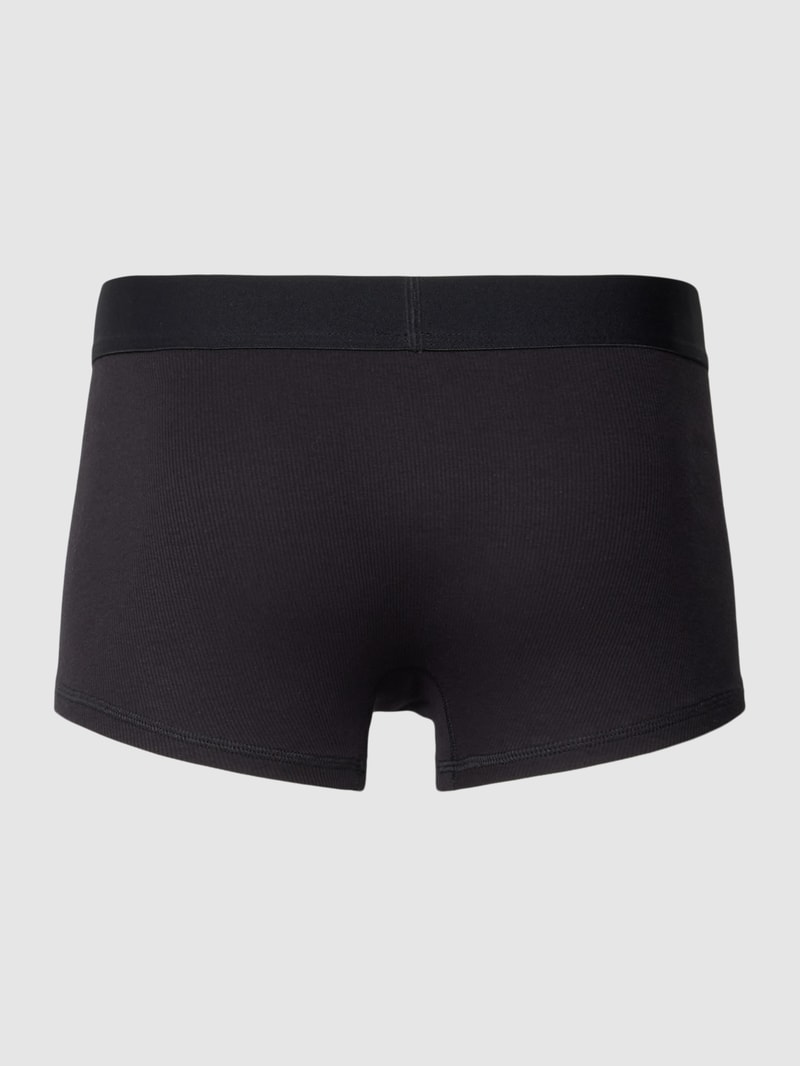 Trunks in Ripp-Optik im 2er-Pack in schwarz
