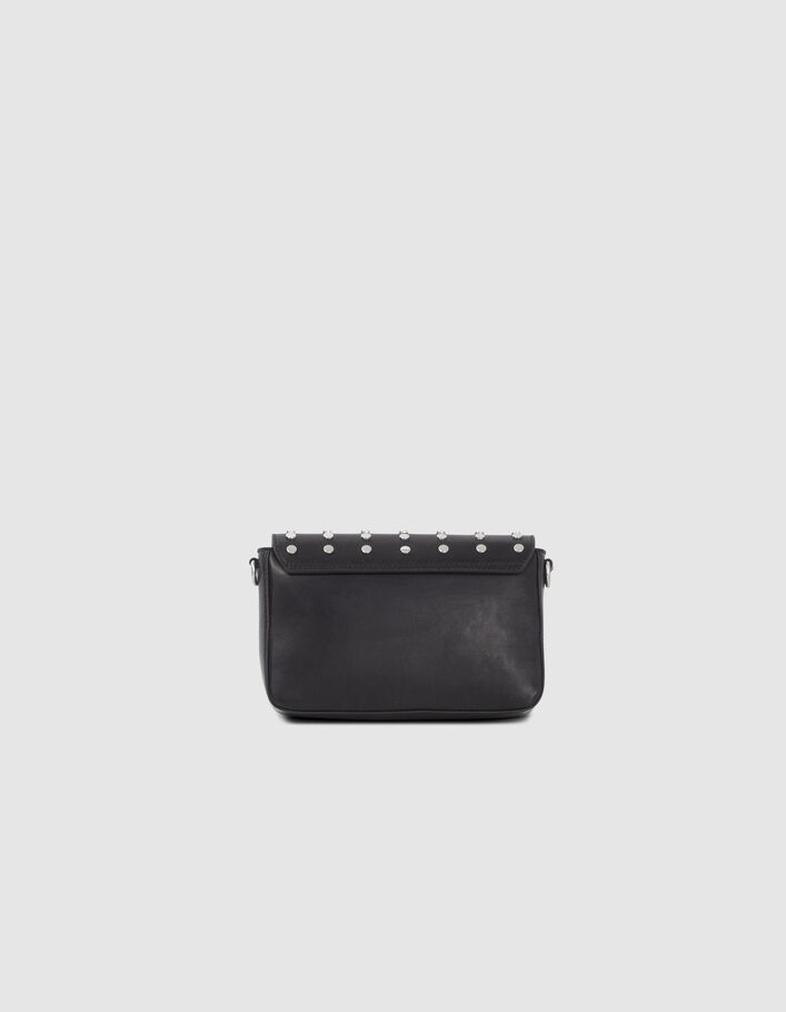 Le sac 111 noir cuir maxi clous Femme