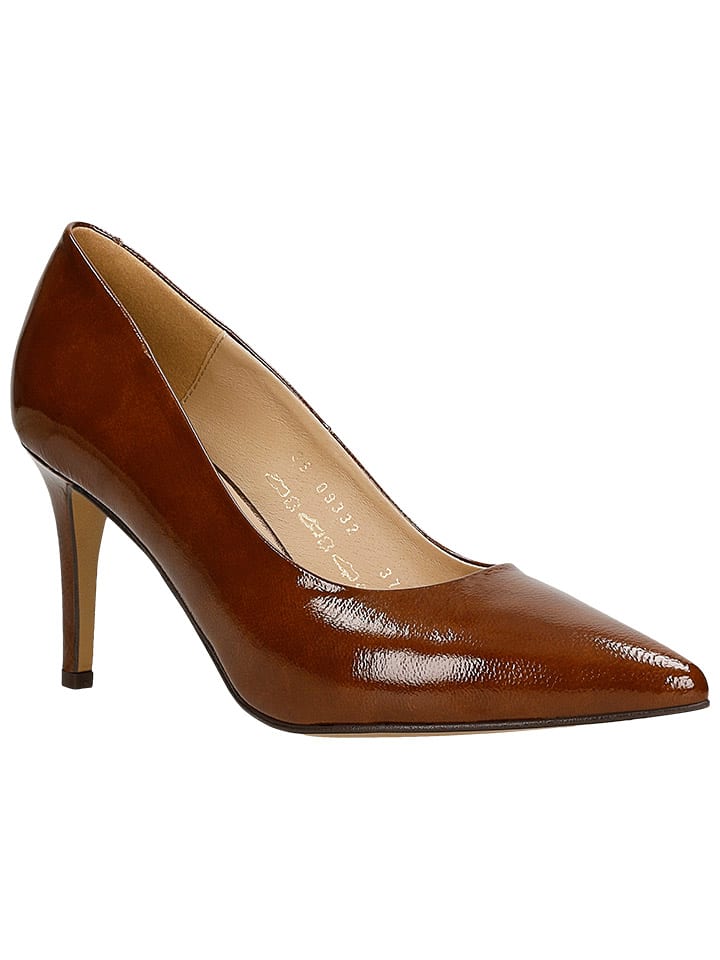 Wojas Leder-Pumps in Braun günstig kaufen