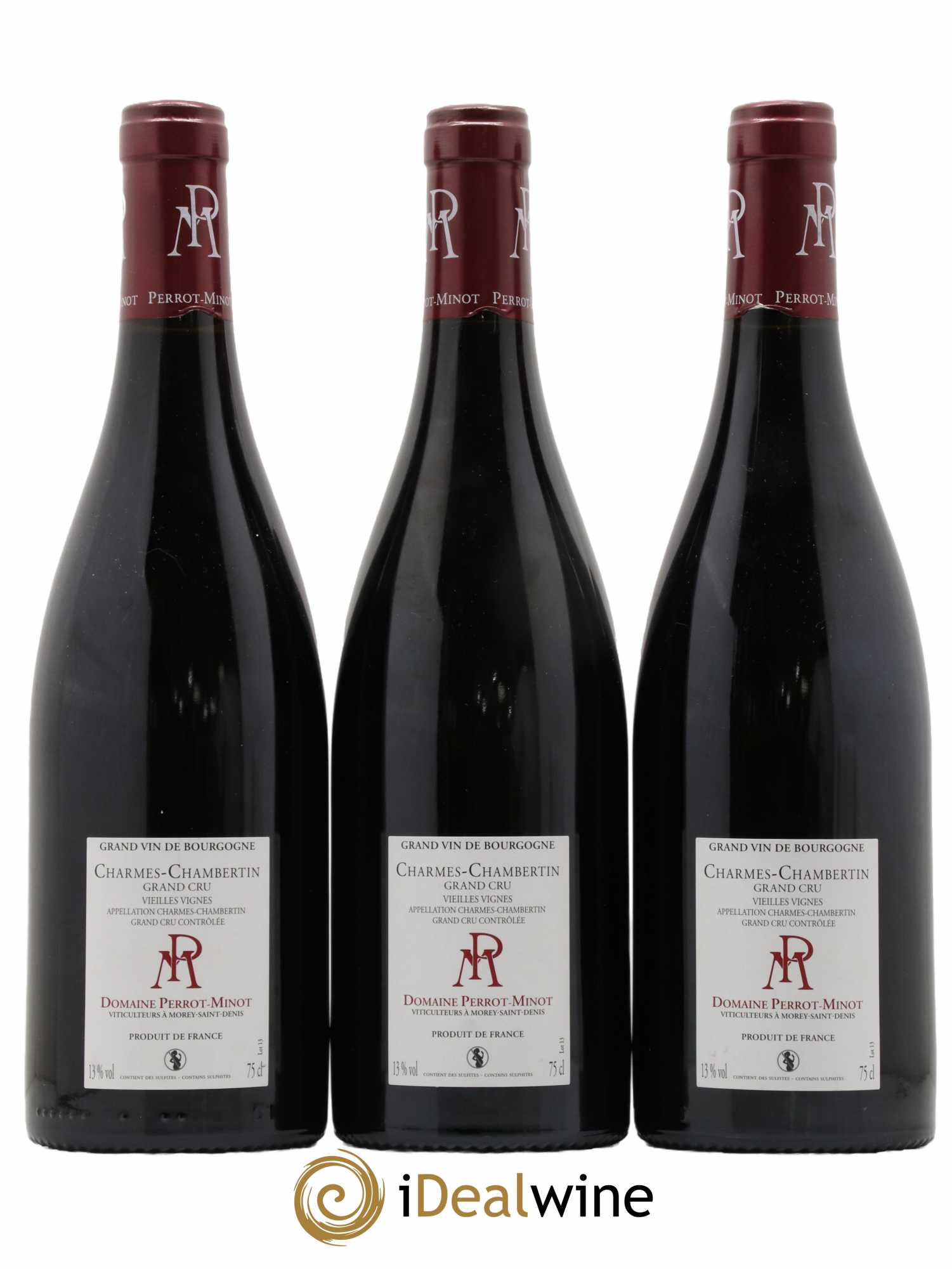 Charmes-Chambertin Grand Cru Vieilles Vignes Perrot-Minot  2017 - Lot de 3 Bouteilles