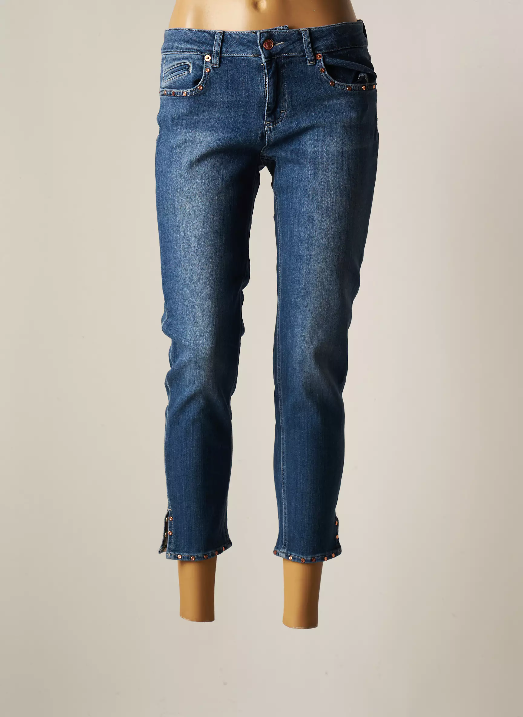 Five Jeans Coupe Slim Femme couleur bleu