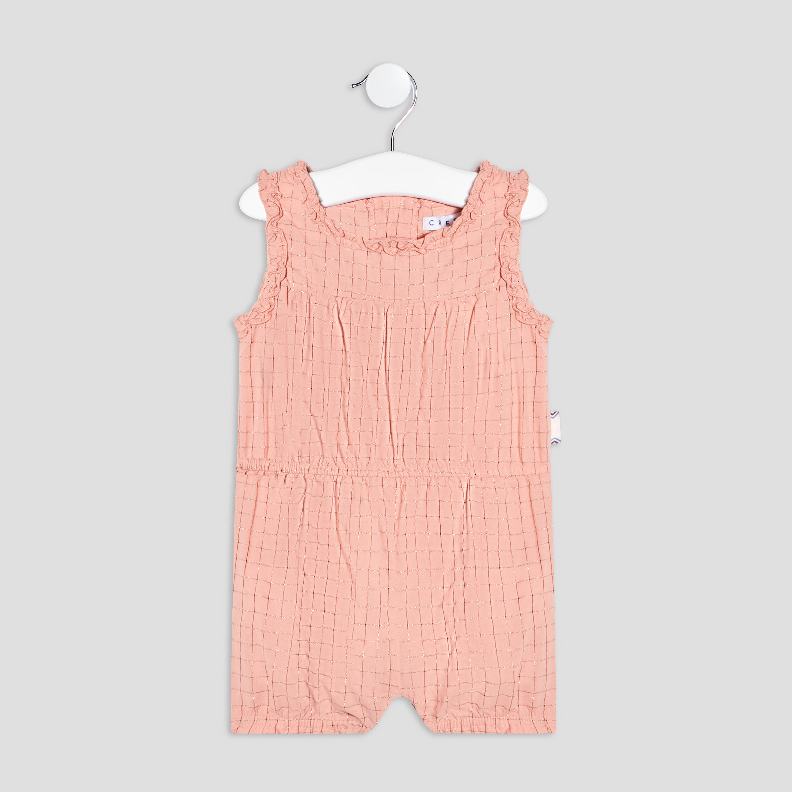 Combishort droite rose bébé fille | La Halle