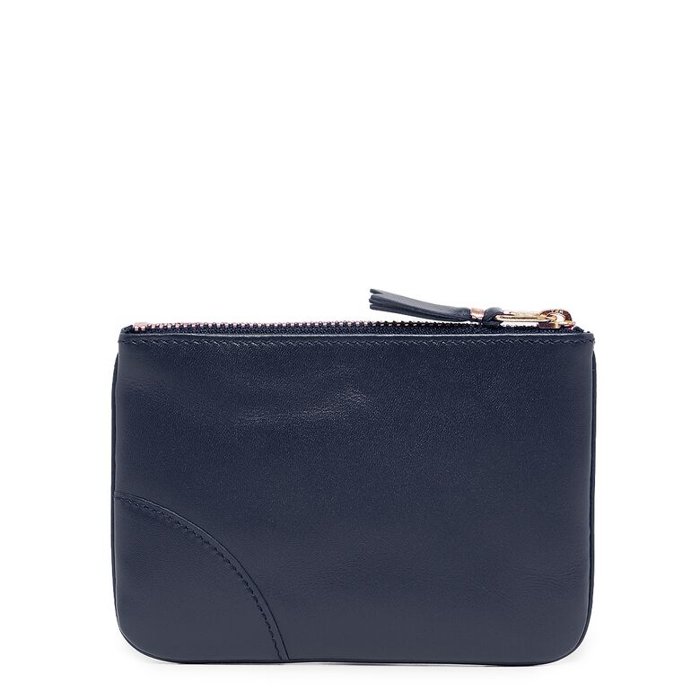 Comme des Garcons Wallet Classic Leather Line navy
