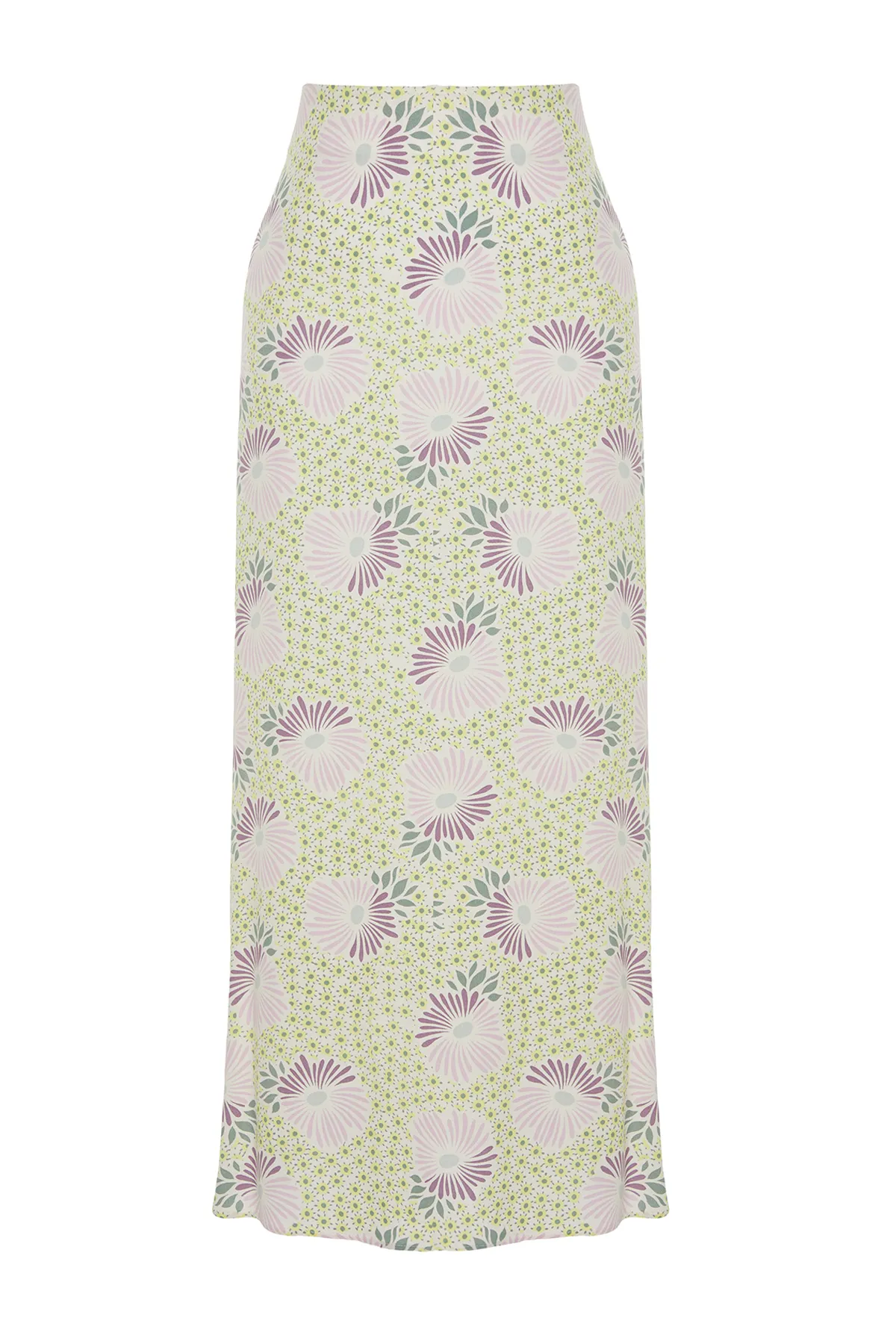 Trendyol Modest  A-Linien-Webrock mit Puderblumenmuster TCTSS22EE0006