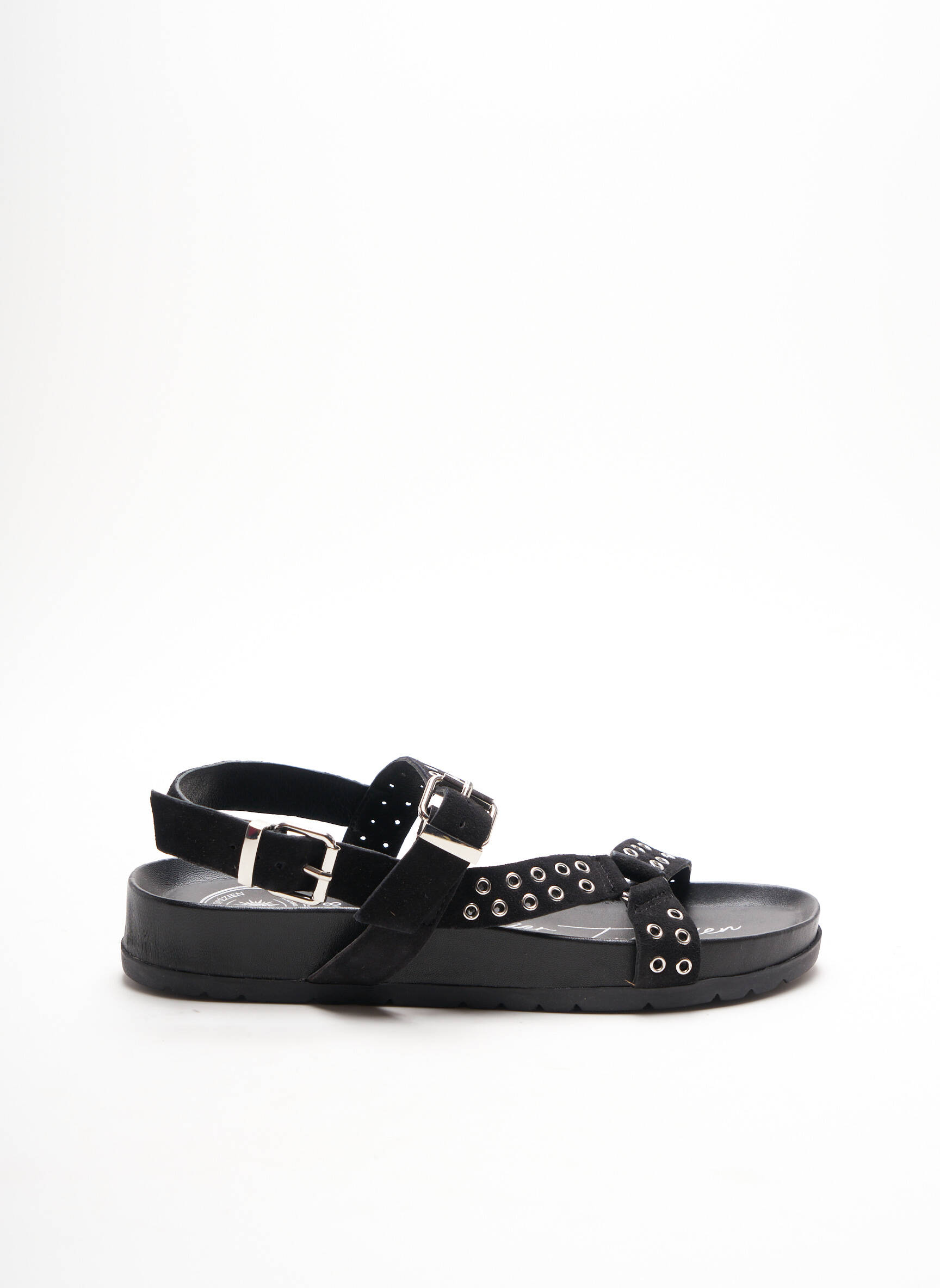 L Atelier Tropezien Sandales Nu Pieds Femme couleur noir
