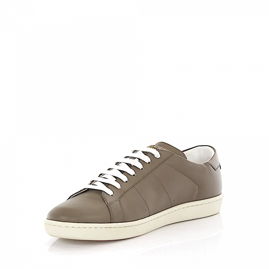 Saint Laurent - Sneaker low Kalbsleder grau - grau