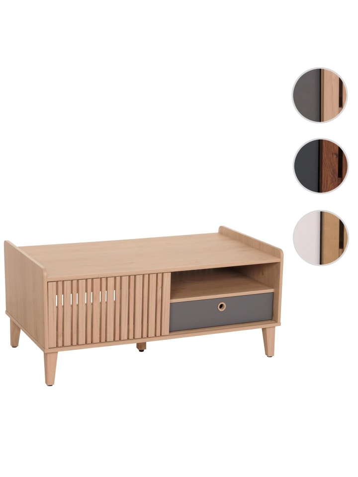 MCW Couchtisch M48, Beige, Schublade grau günstig kaufen onesize