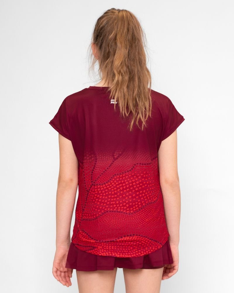 BIDI BADU Tennisshirt Protected Leafs