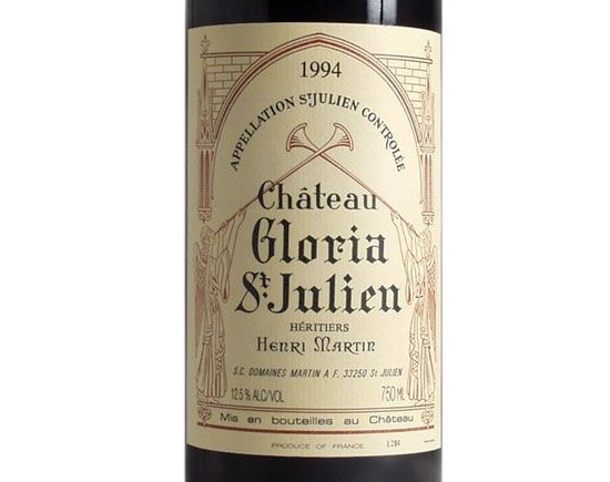 Château Gloria Rouge 1994, Cru Bourgeois Bordeaux Saint-Julien