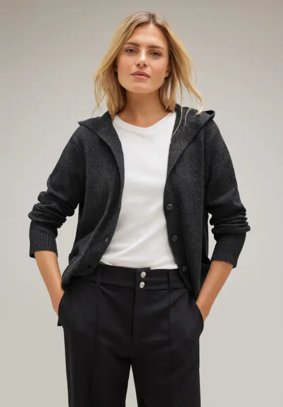 Street One Hoodie Cardigan mit Kapuze