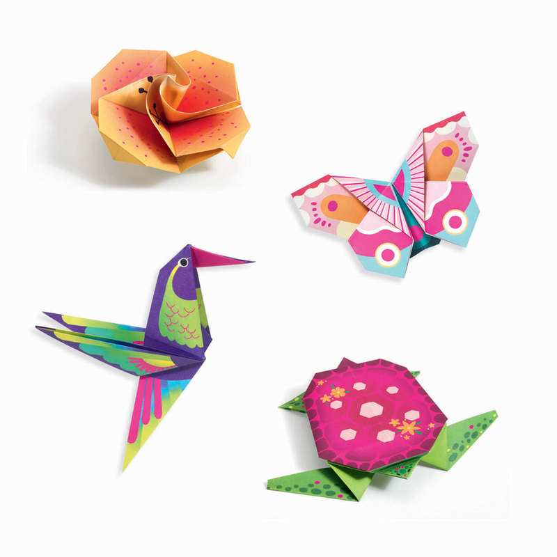 Pochette Origami Tropiques Djeco