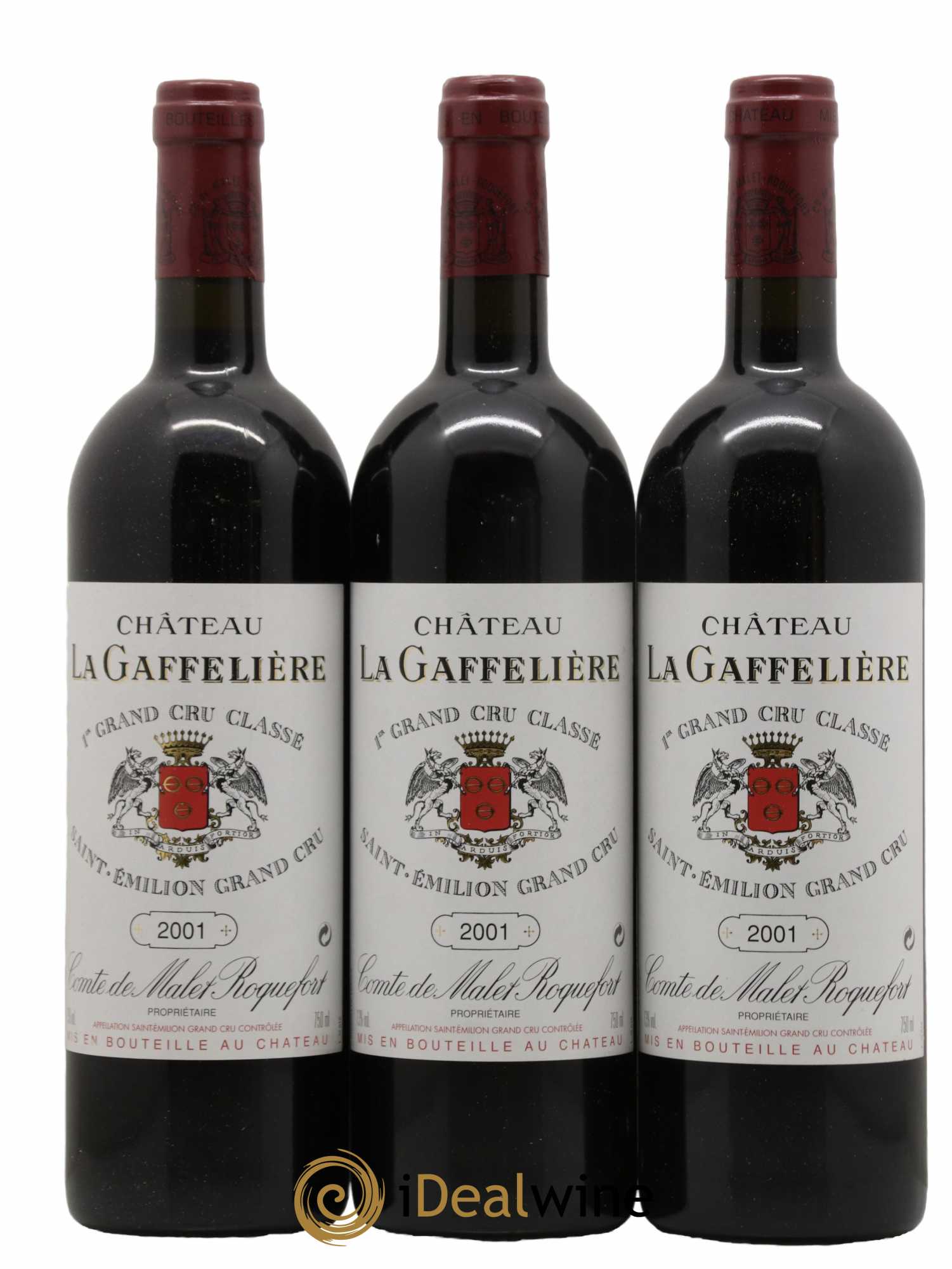 Château la Gaffelière 1er Grand Cru Classé B  2001 - Lot de 6 Bouteilles