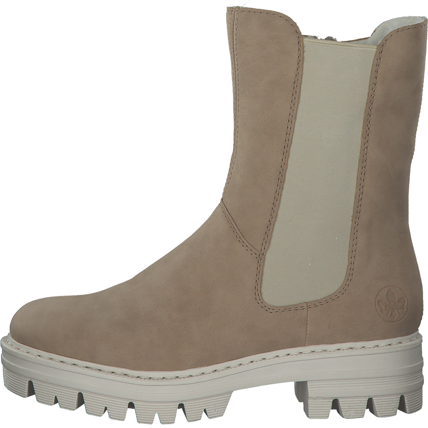 Rieker 76190, Chelsea Boots, Damen, Beige