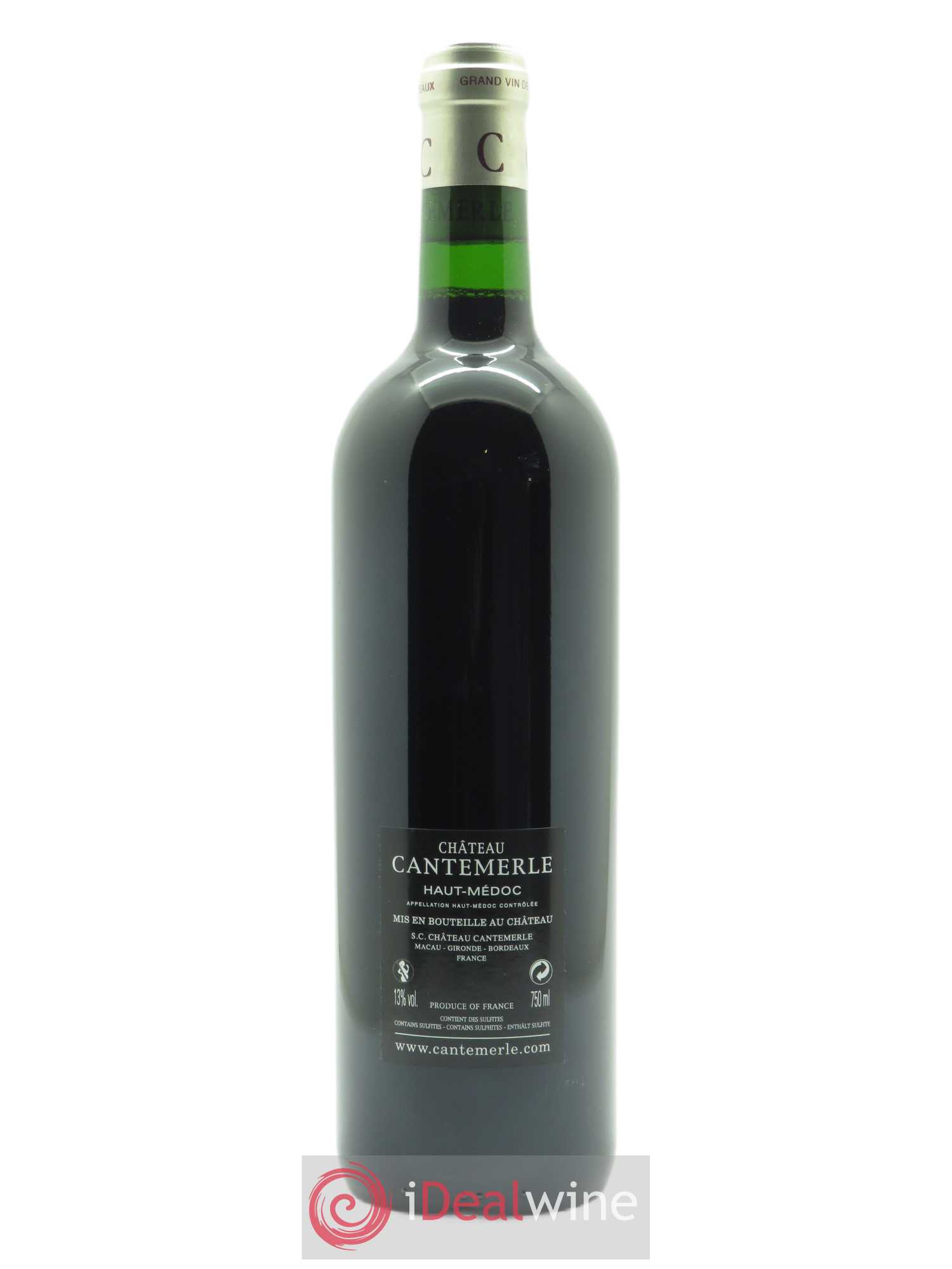 Château Cantemerle 5ème Grand Cru Classé  2015 - Lot de 1 Bouteille