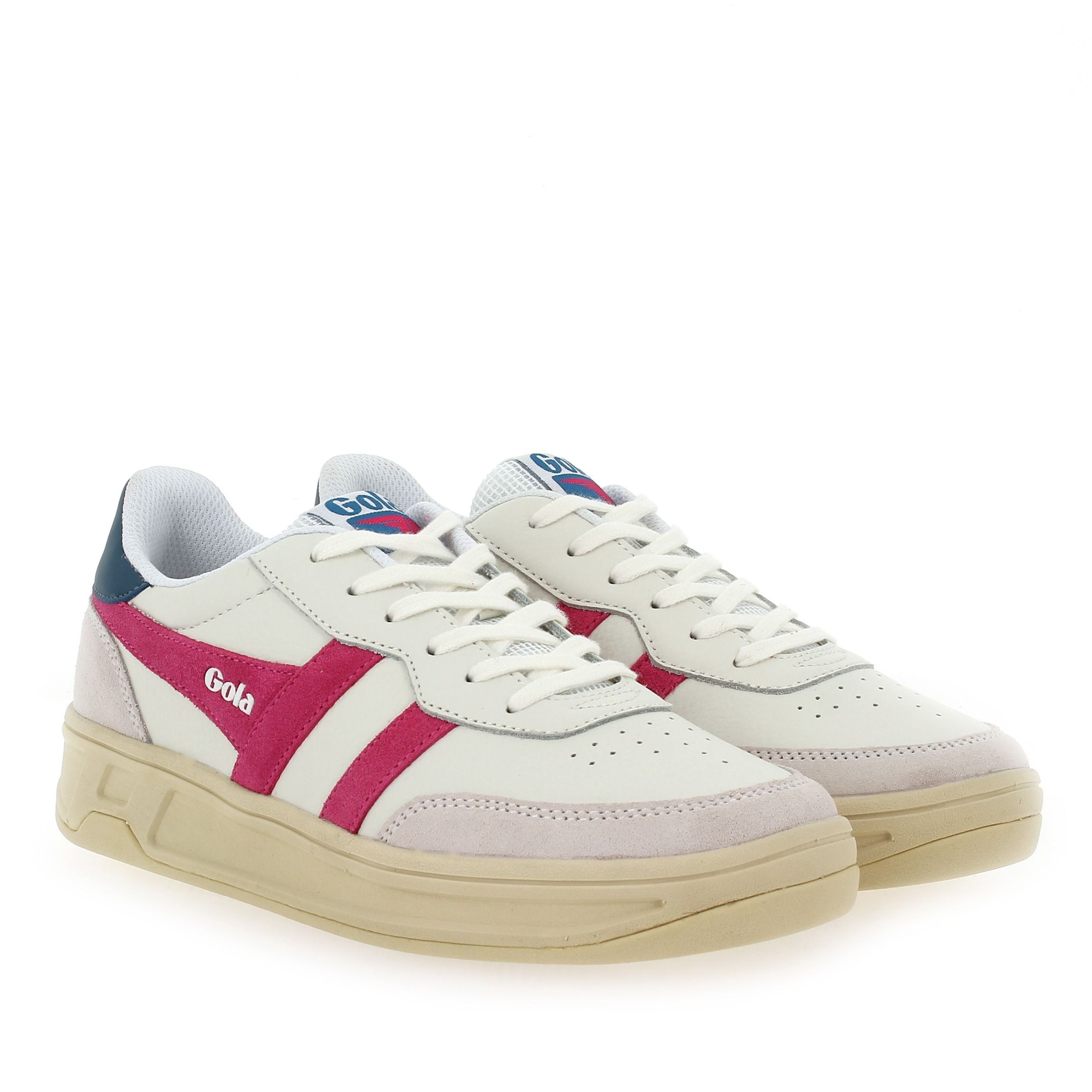 Gola  TOPSPIN CLB399 - Blanc Fuchsia