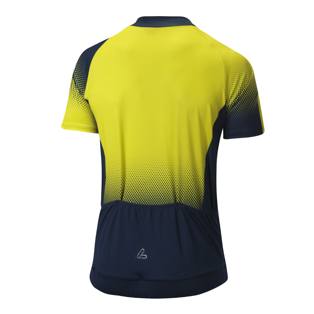 Löffler Dusty Mid gelbes Herren-Radtrikot mit kurzen Ärmeln