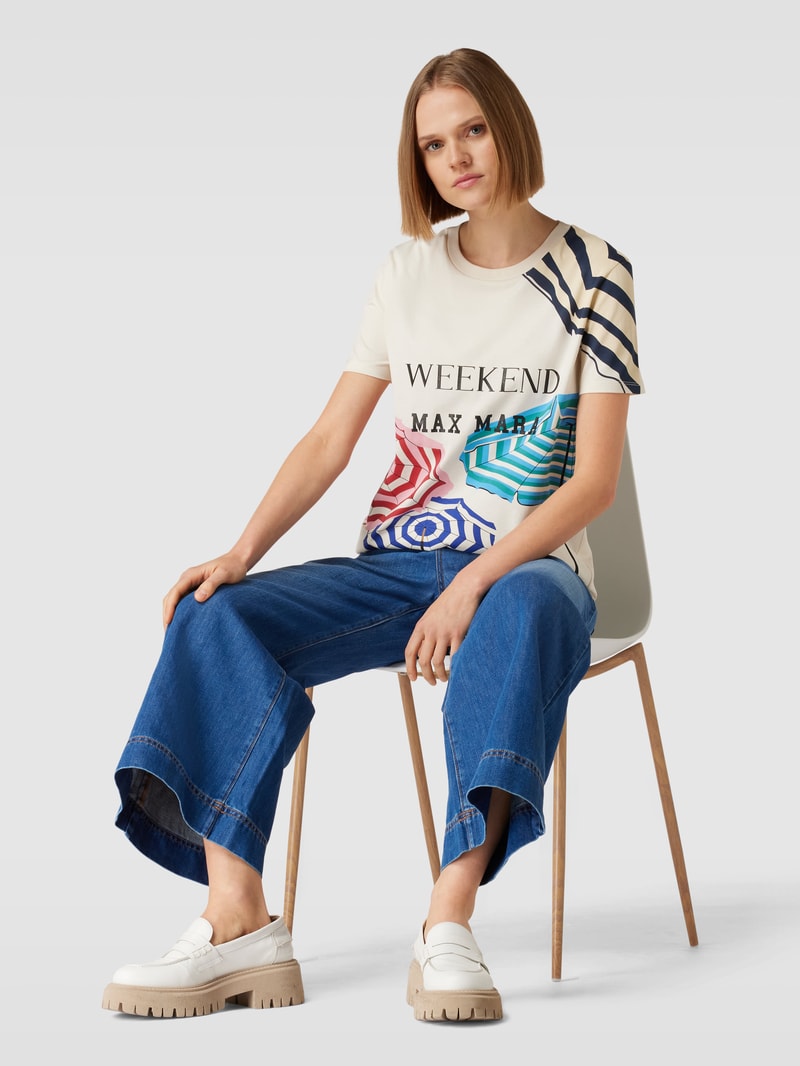 Flared Jeans mit 5-Pocket-Design Modell 'RIBELLE' in jeans