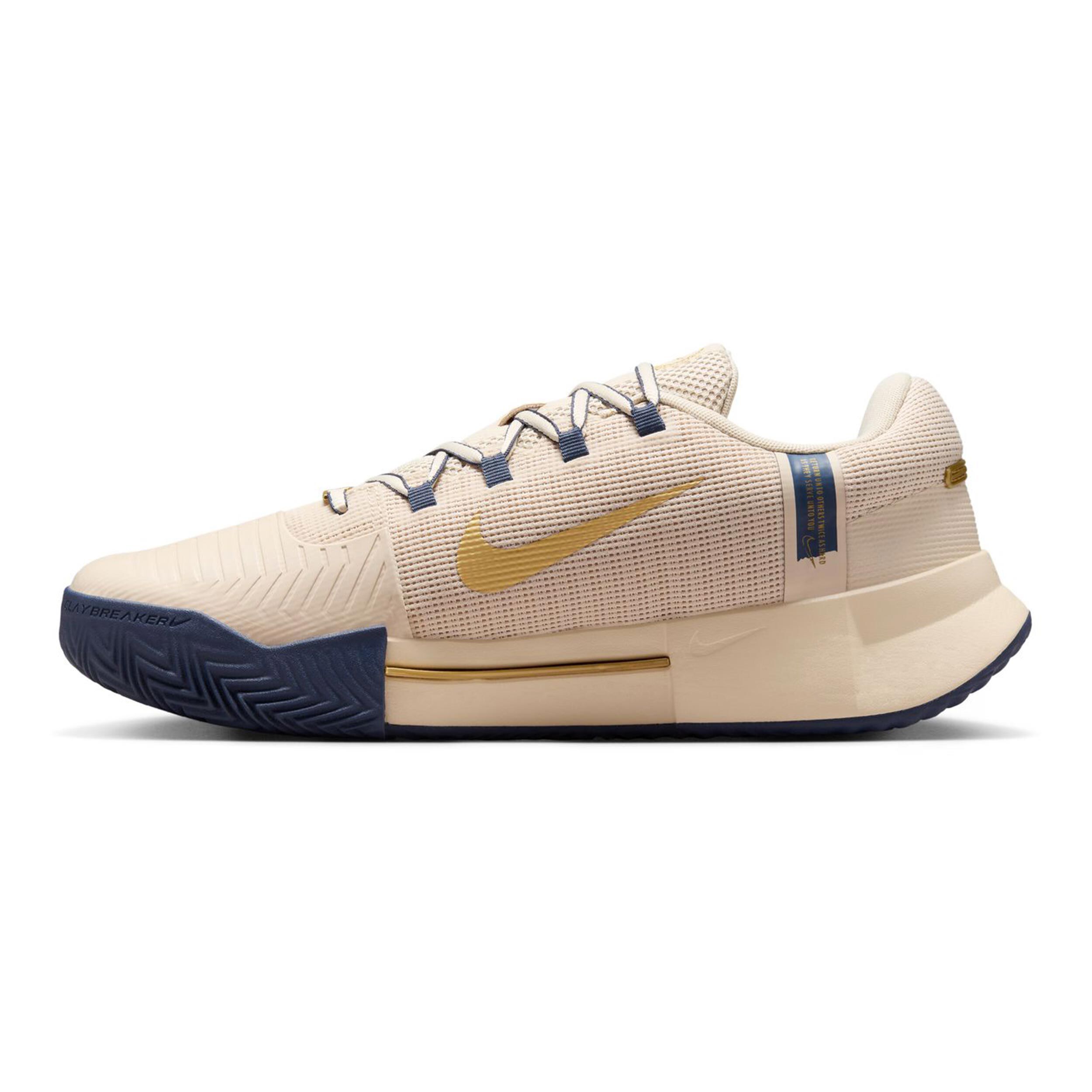 Zoom GP Challenge 1 PRM Sandplatzschuh Herren - Beige, Dunkelblau