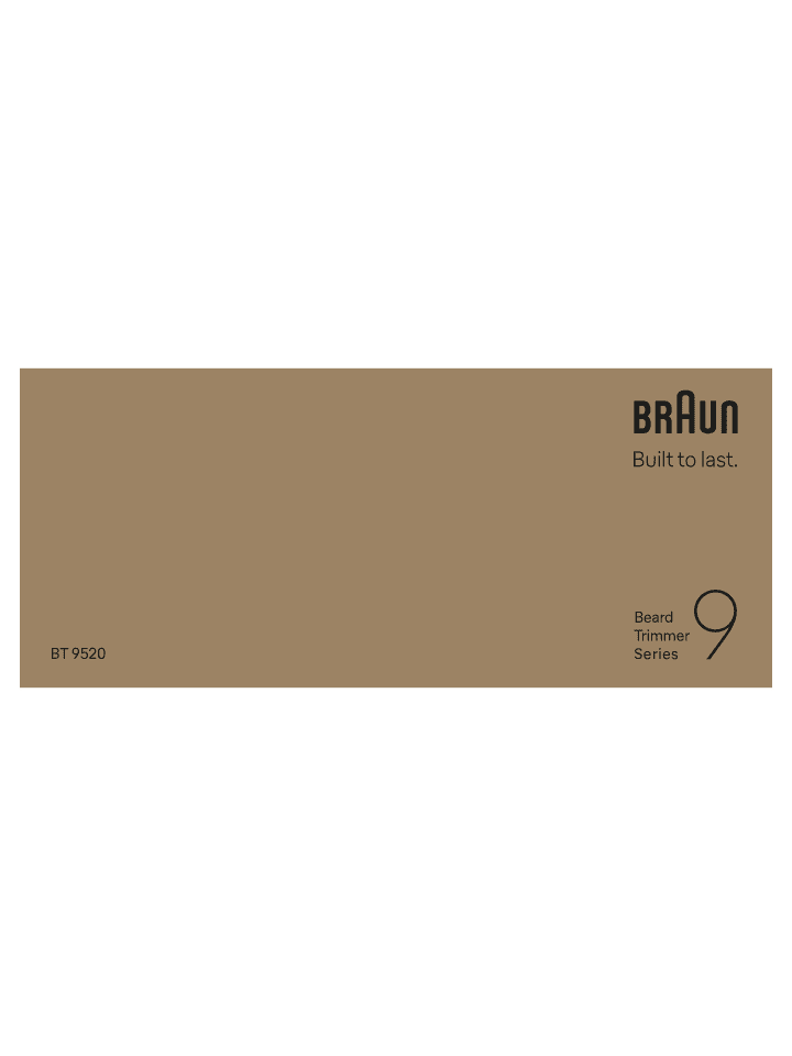 Braun Barttrimmer 