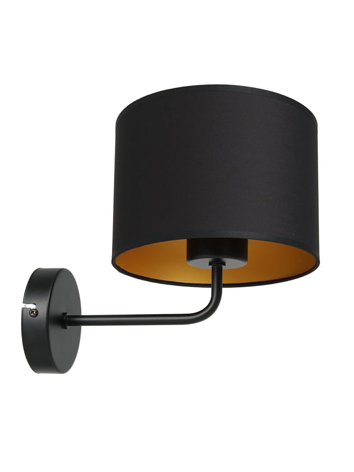 Licht-Erlebnisse Wandlampe in Schwarz Gold günstig kaufen onesize