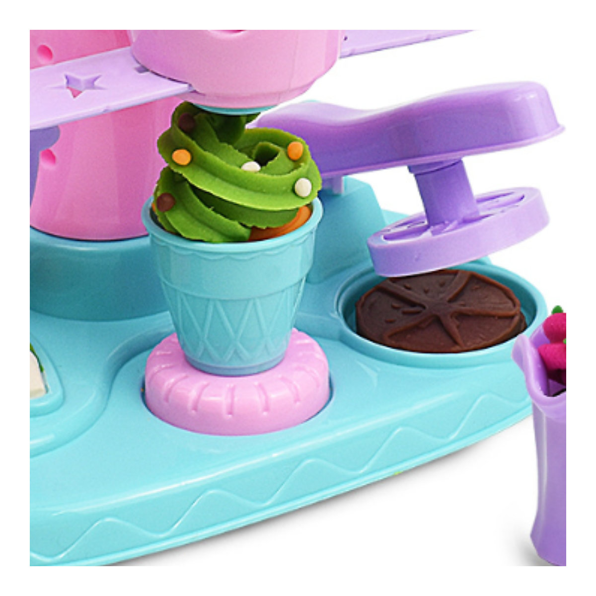 Kinderspielhaus Spielzeug Kinder DIY Ice Cream Color Slime Machine Set Spielzeug