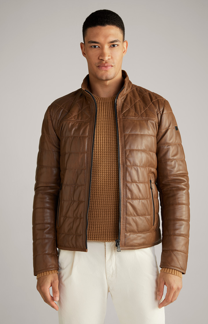 Lederjacke Nonji in Braun