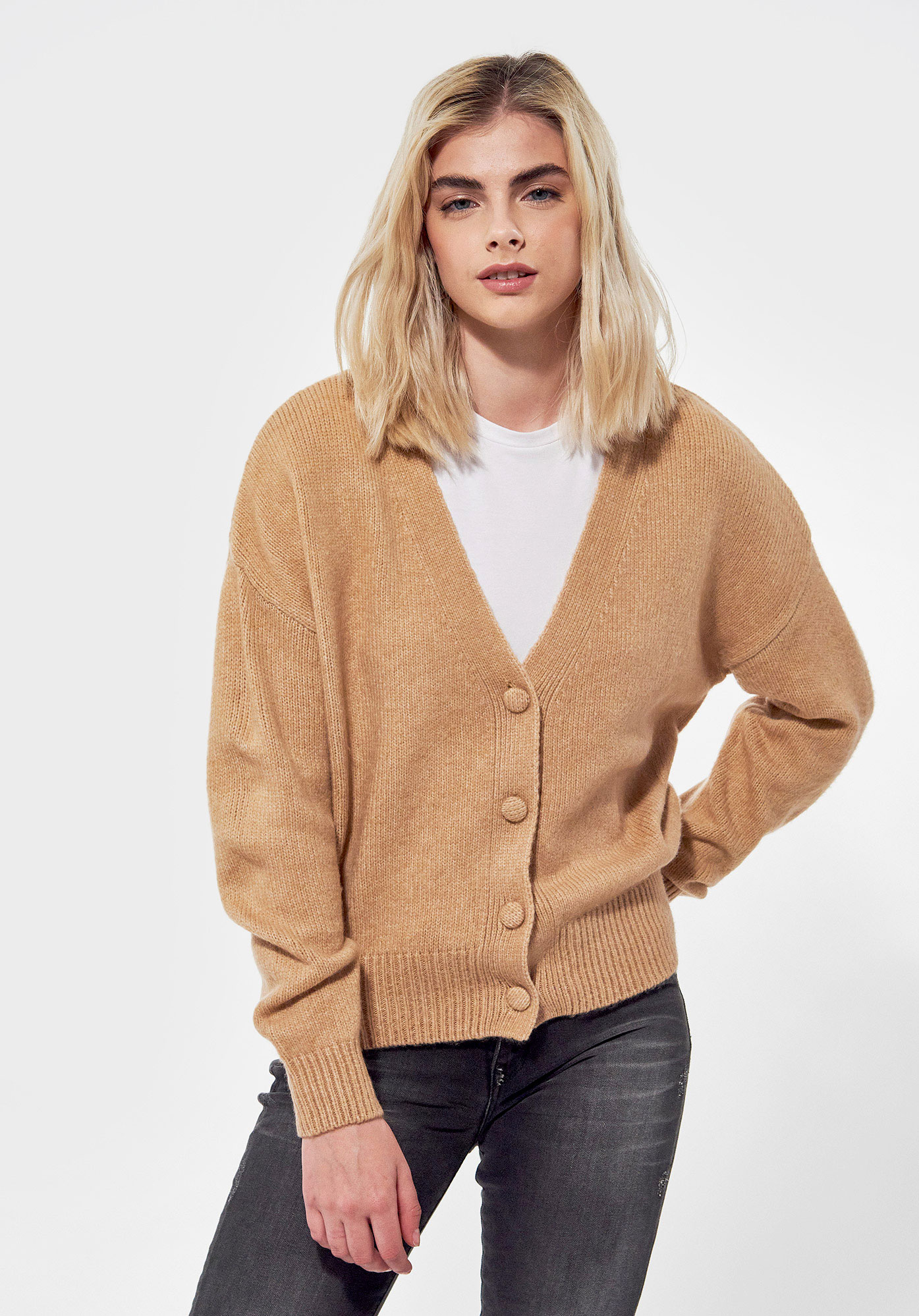 DILET  Gilet cintré beige Femme