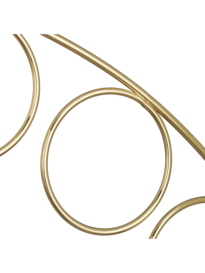 relaxdays Kleiderbügel Schalhalter in Gold günstig kaufen onesize