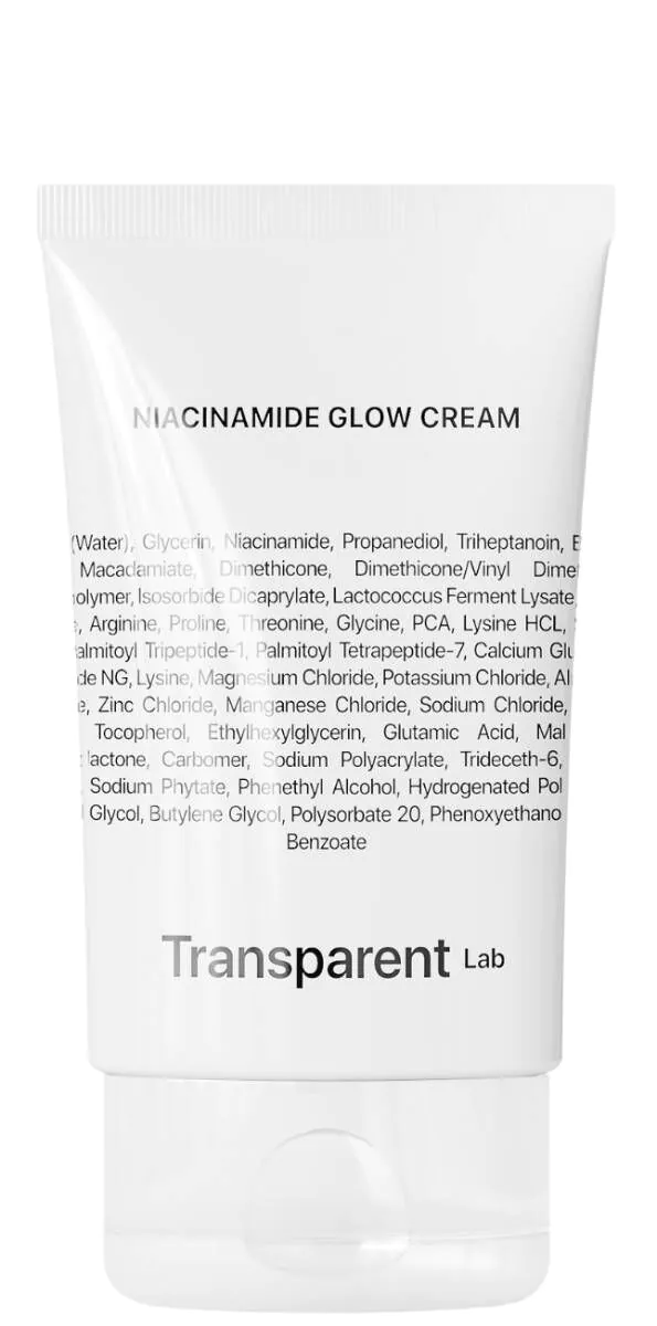 Transparent Lab Verhelderende en Hydraterende Gezichtscrème met 5% Niacinamide