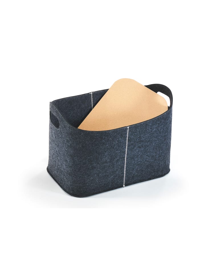 kobolo Kaminholzkorb FELTWOODBIN0 in Grau günstig kaufen onesize