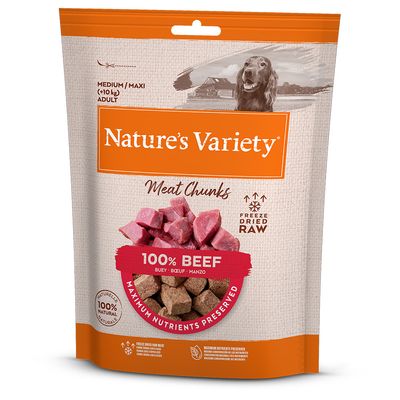 Nature's Variety Gefriergetrocknete Chunks für Hunde