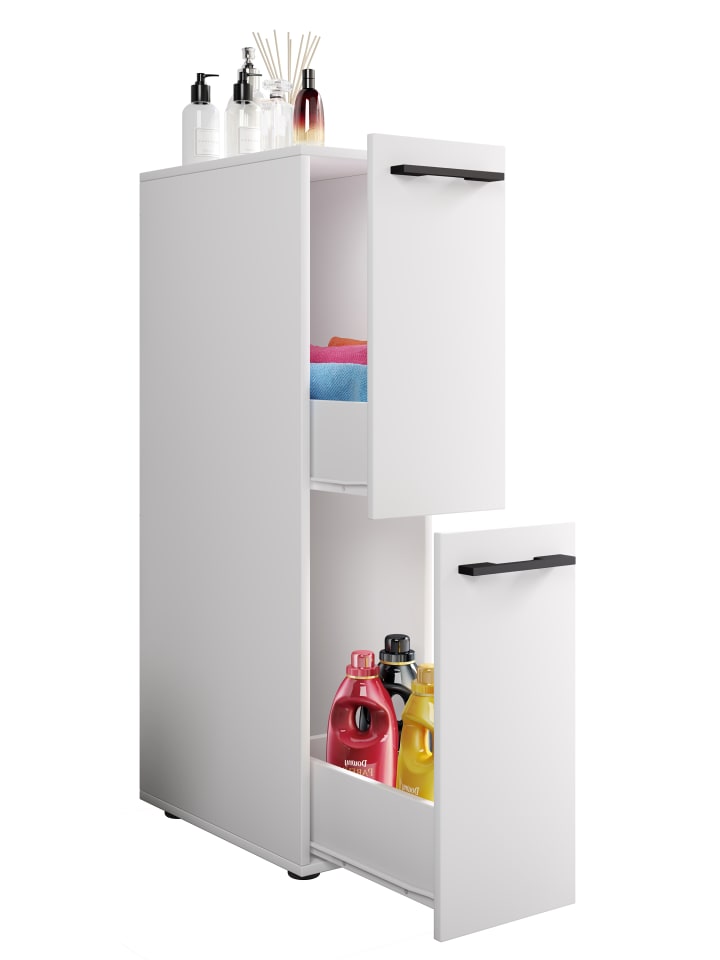 VCM  Holz Badmöbel Nischenschrank Schublade Sadilo L in Weiß günstig kaufen onesize