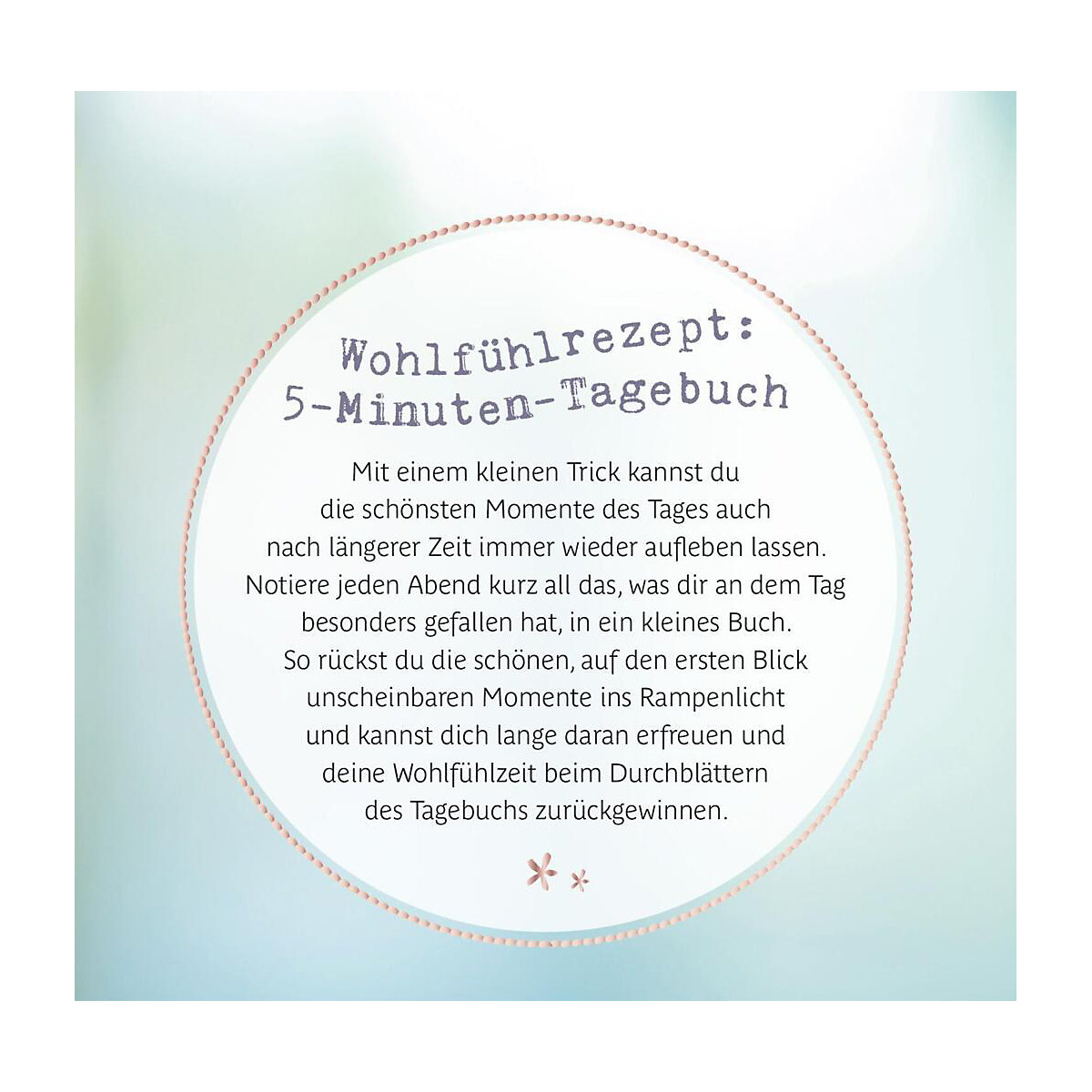 Kleine Wohlfühloase