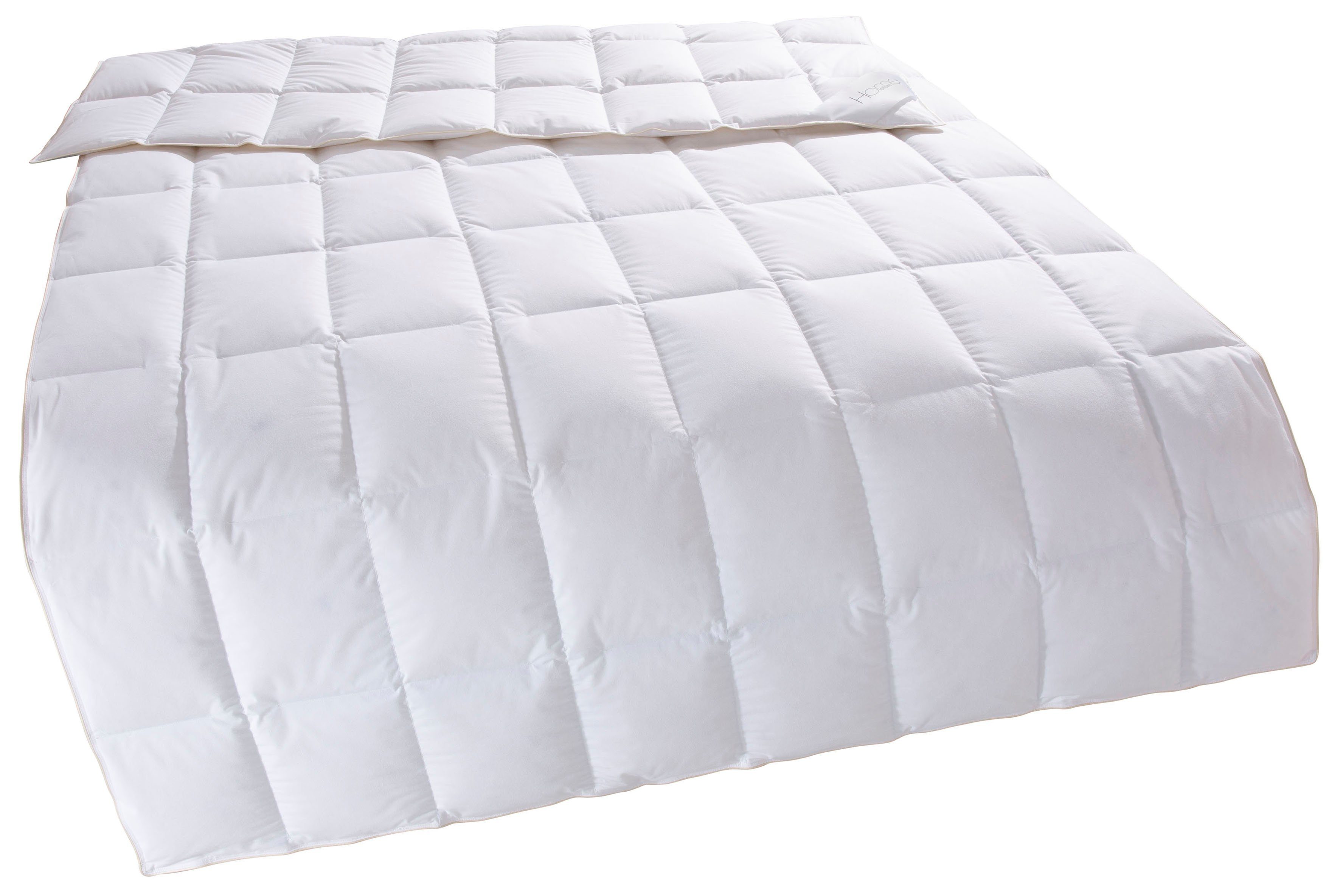 Daunenbettdecke + Kopfkissen, Litrone von Sommer bis Winter das richtige 2-Tlg. Set., Home affaire, Füllung: Gänsedaunen & Gänsefedern, Bettdecke mit Kissen in 40x80 oder 80x80 cm erhältlich!