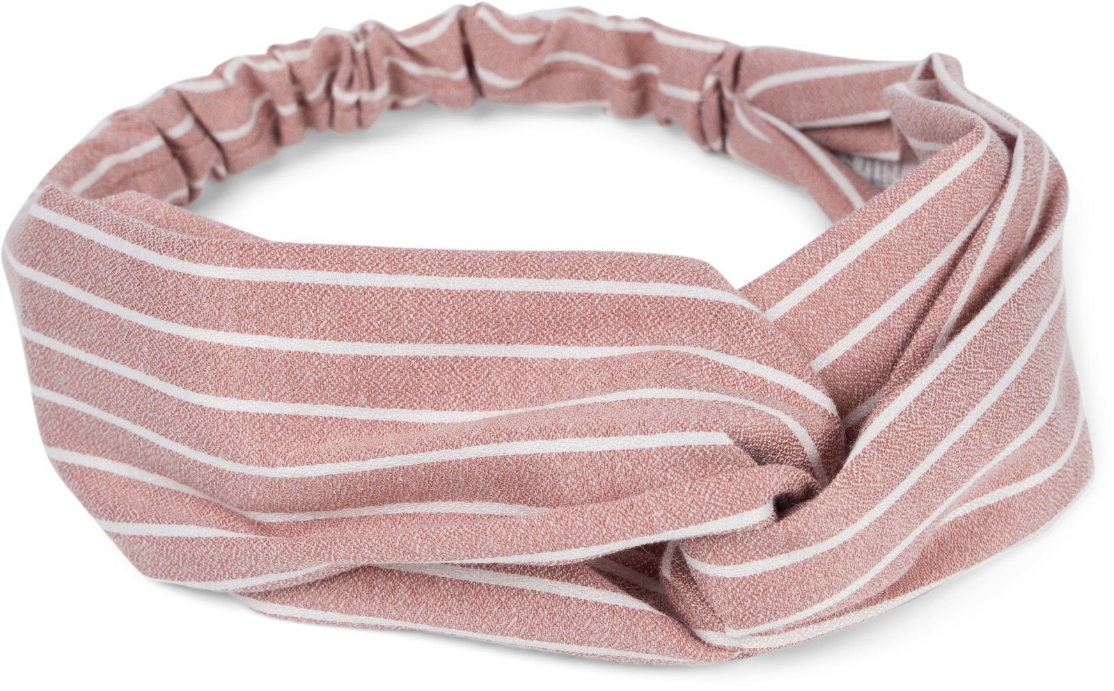 styleBREAKER Haarband, 1-tlg., Haarband mit Streifen Muster und Twist Knoten