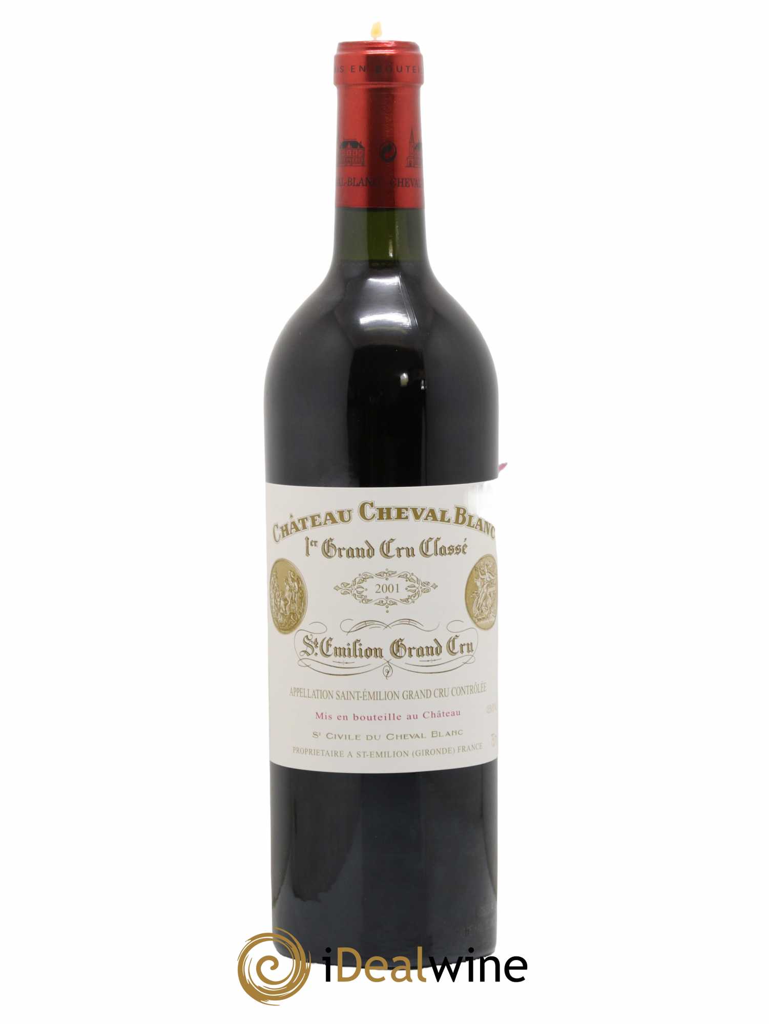 Château Cheval Blanc 1er Grand Cru Classé A  2001 - Lot de 1 Bouteille