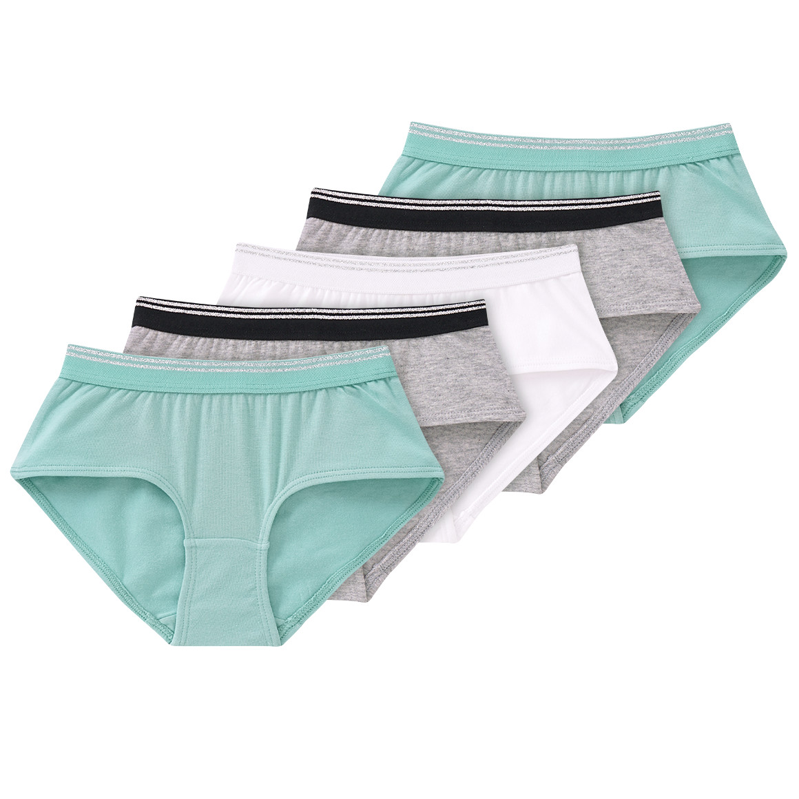 5 Mädchen Pantys mit Glitzergarn