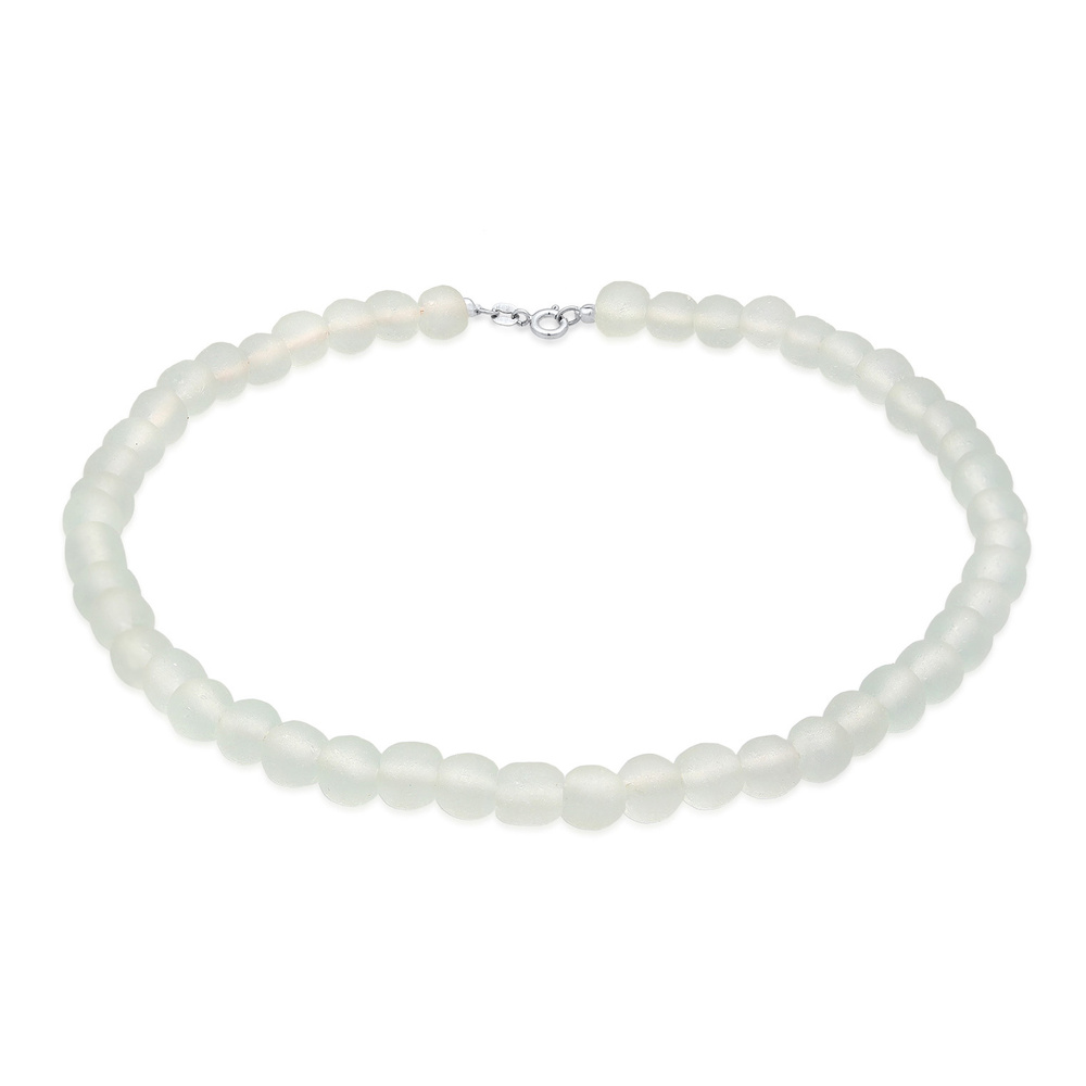 Elli Elli Collier Femmes Tendance Basique avec perles de verre en argent sterling 925 collier