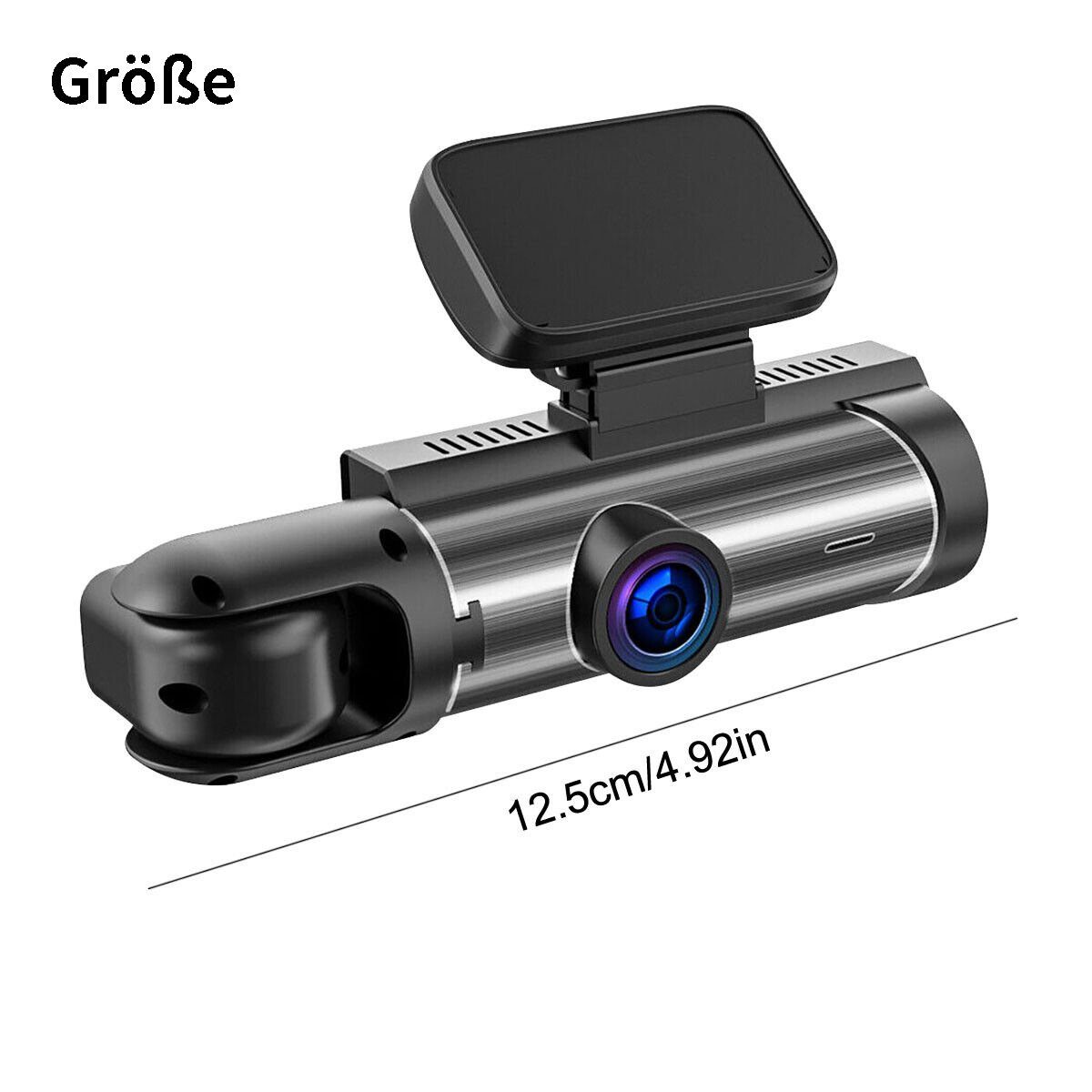 Yoyaxi 32G+ Dual Lens Dash Cam 1080P HD Auto DVR Recorder Vorder Dashcam (und Rückkamera G-Sensor)