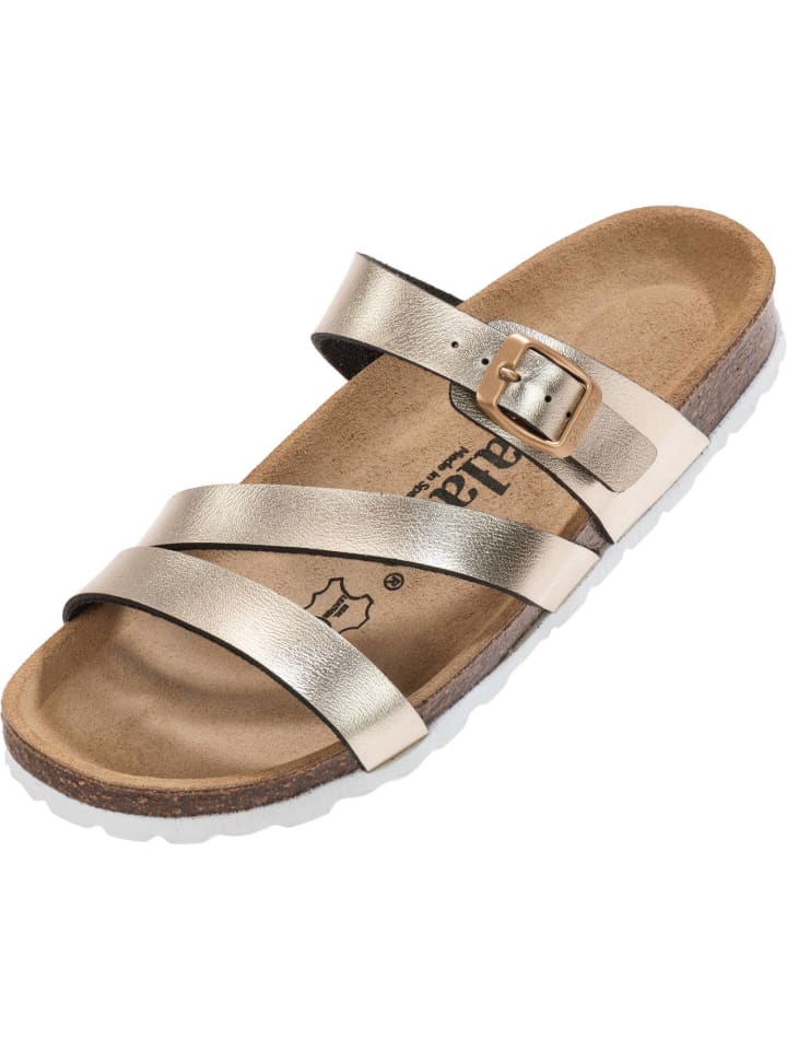 palado Pantoletten in gold metallic günstig kaufen