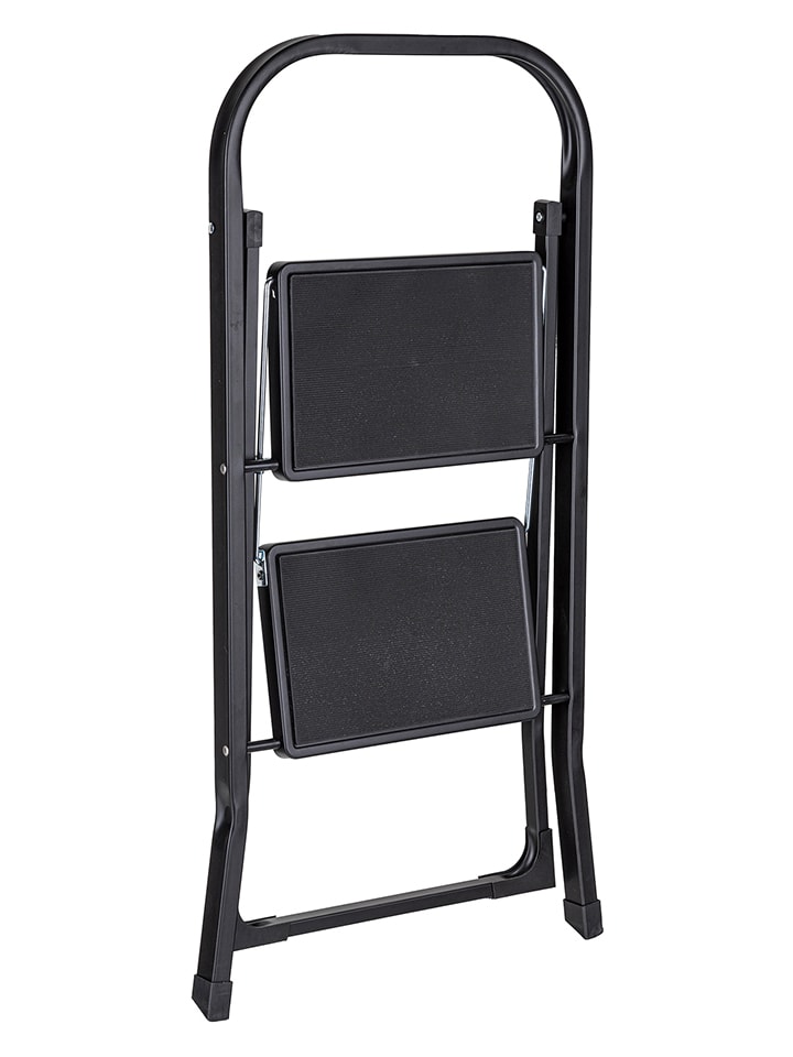Everysentials Klapptritt in Schwarz - (B)46,5 x (H)81 x (T)54,5 cm günstig kaufen onesize
