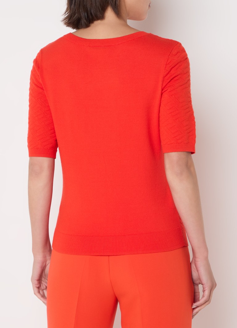Top a maglia fine Claudia Sträter con motivo a maglia