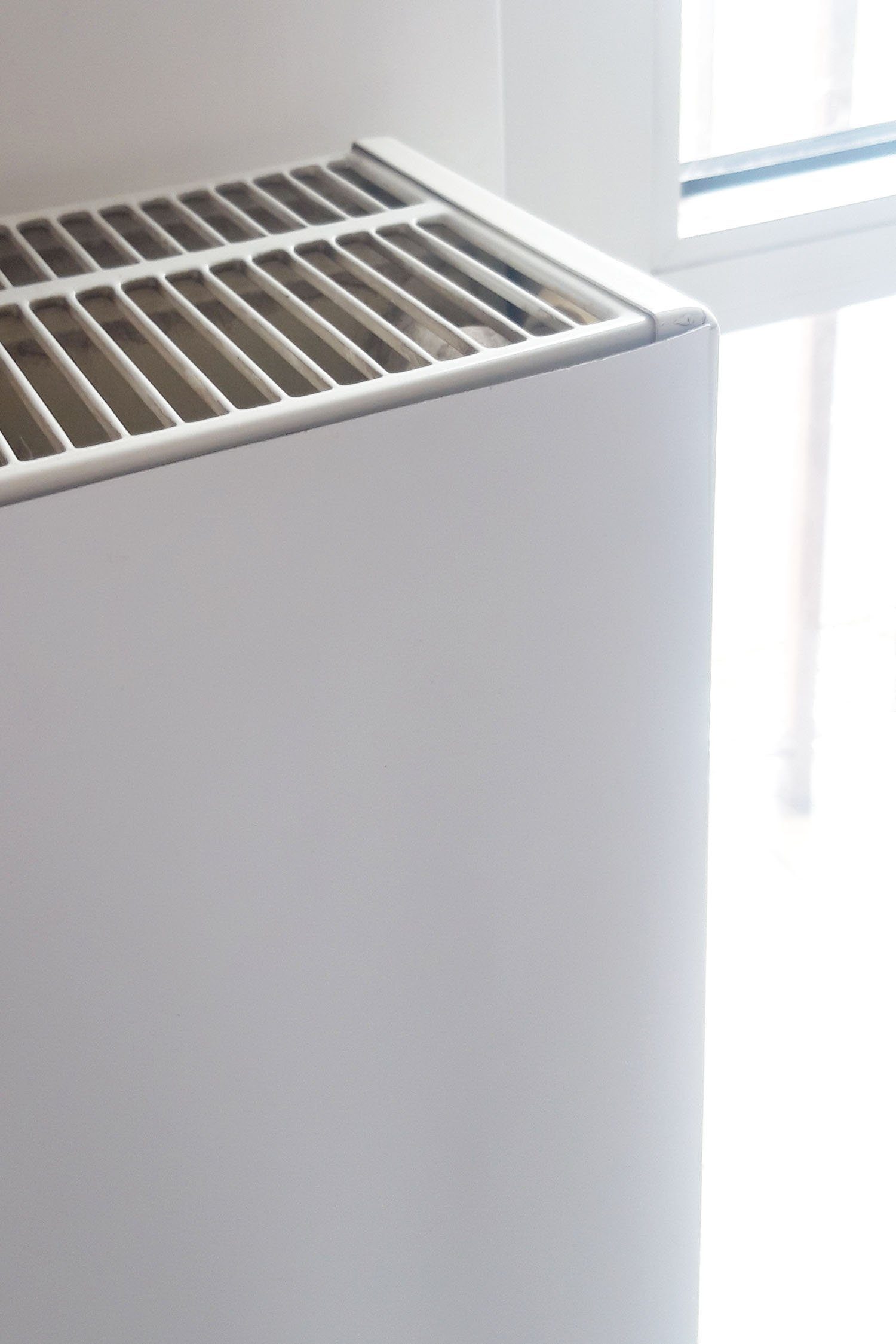 Decorwelt Heizungsverkleidung Magnet Heizkörperverkleidung Abdeckmatte Deko Heizung Abdeckung Grau