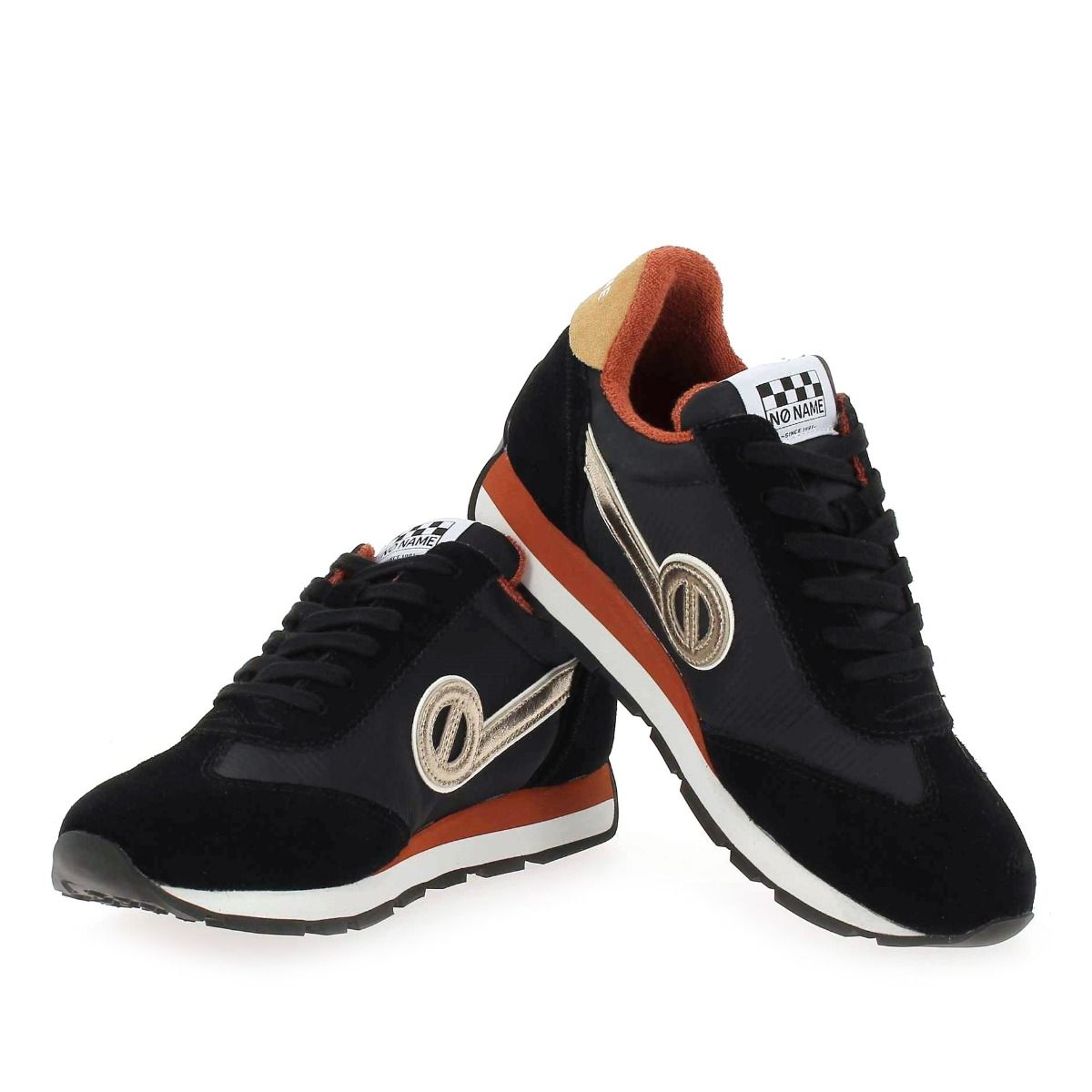 No Name  CITY RUN JOGGER SUEDE/CAMPER - noir