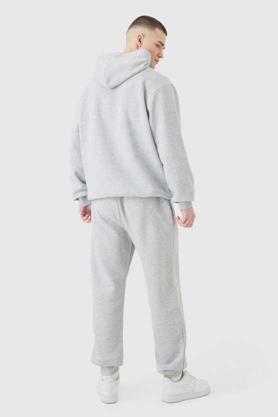 Tall Basic Man Dash Hoodie in Grau