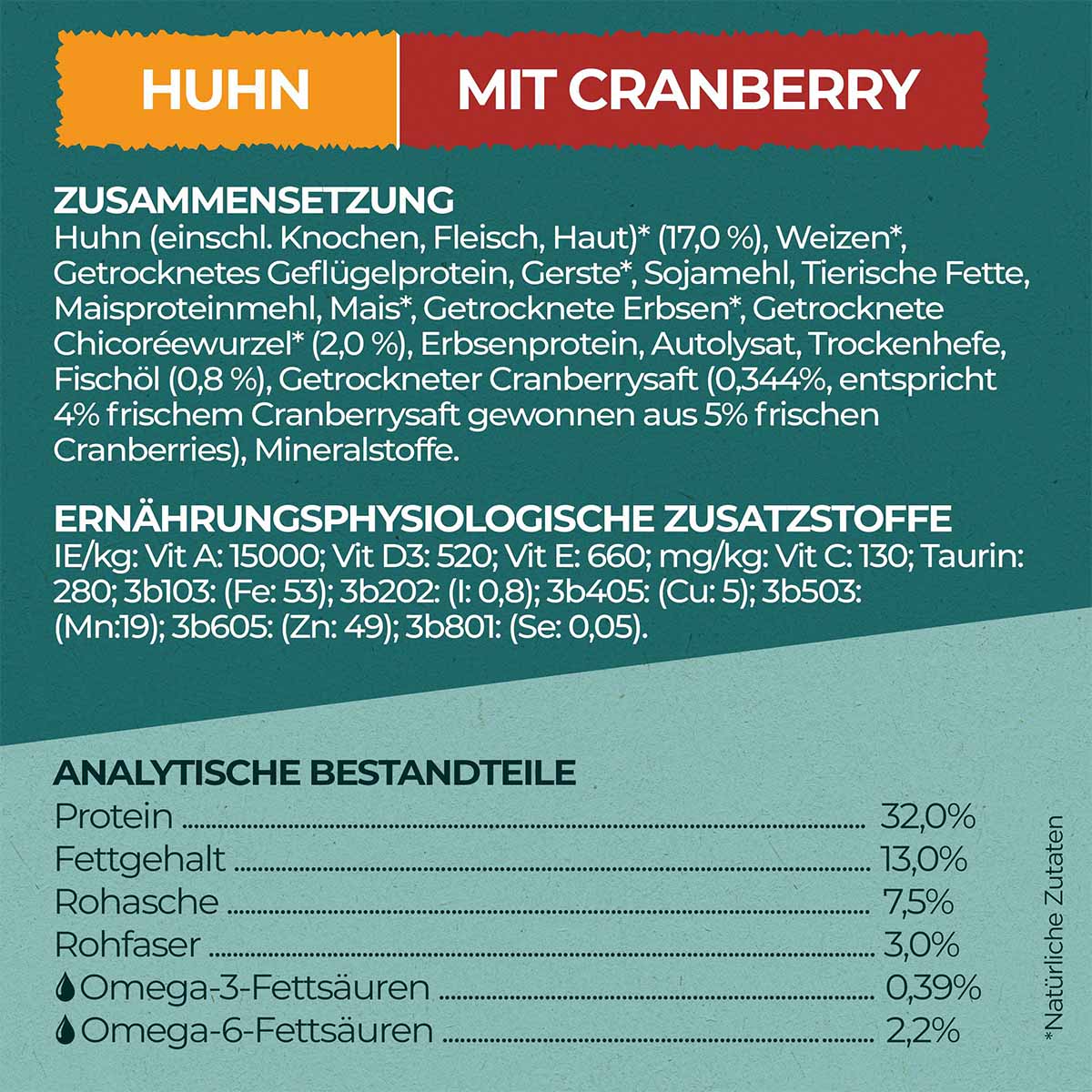 PURINA ONE Dual Nature Huhn mit Cranberry 650g