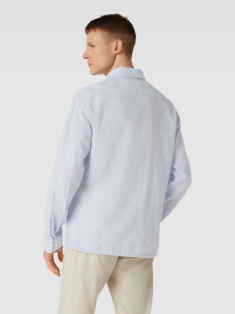 Relaxed Fit Freizeithemd mit Tunnelzug in hellblau