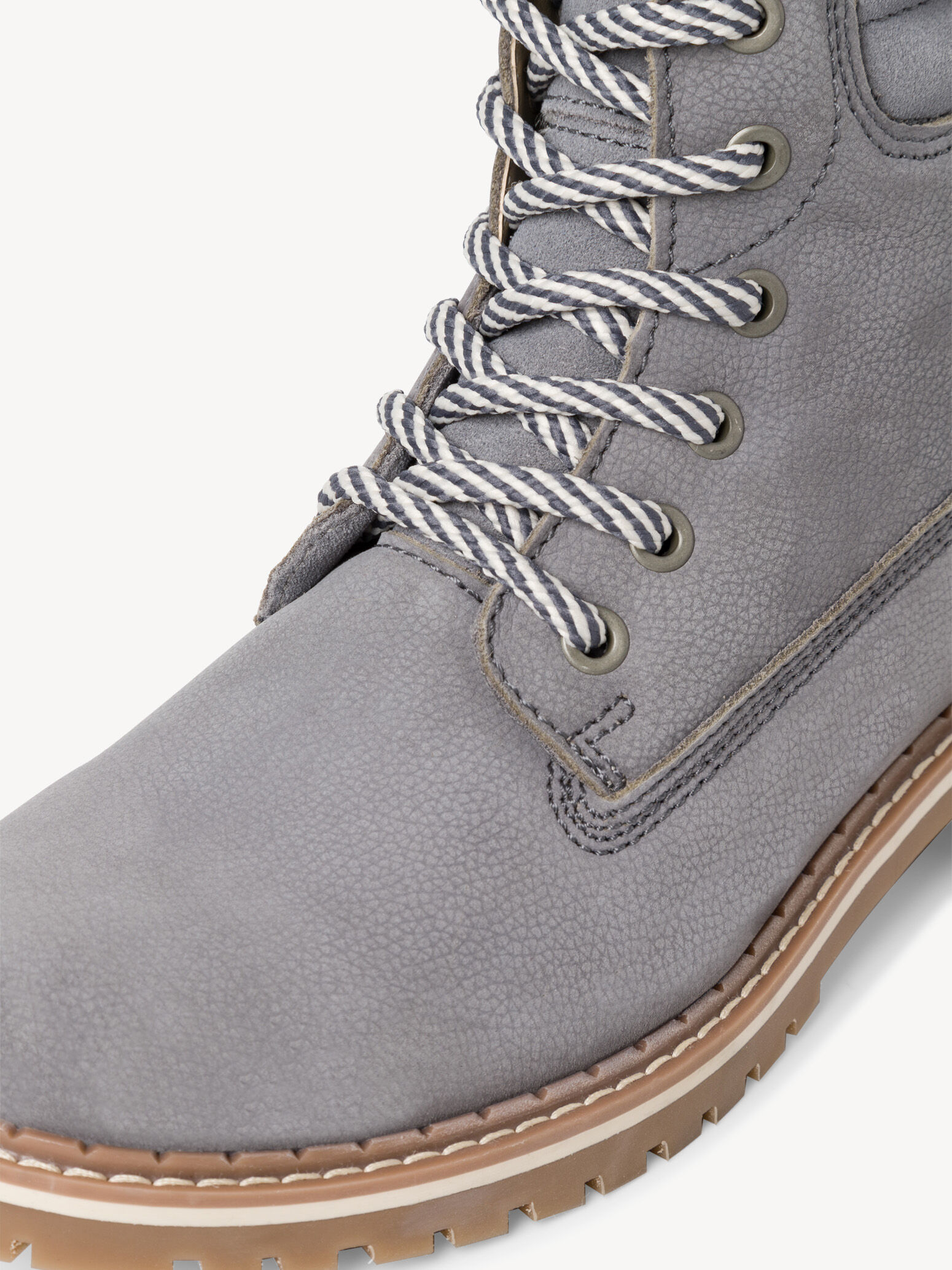 Bottine en cuir - bleu doublure chaude